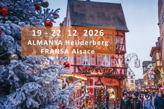 Tur Noel Pazarları Alsace ve Heildelberg